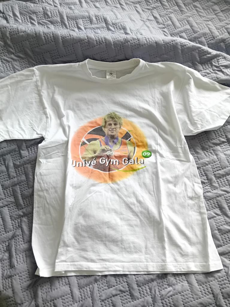 T-shirt Unive Gym Gala 2009 Epke Zonderland Maat S, Ophalen of Verzenden, Gebruikt, Overige sporten, Shirt