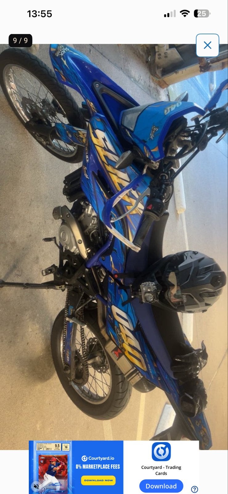 rijdt en schakelt perfect, 23.000 km, Blackwidow uitla, Sportuitlaat, Gebruikt, Particulier, Handgeschakeld