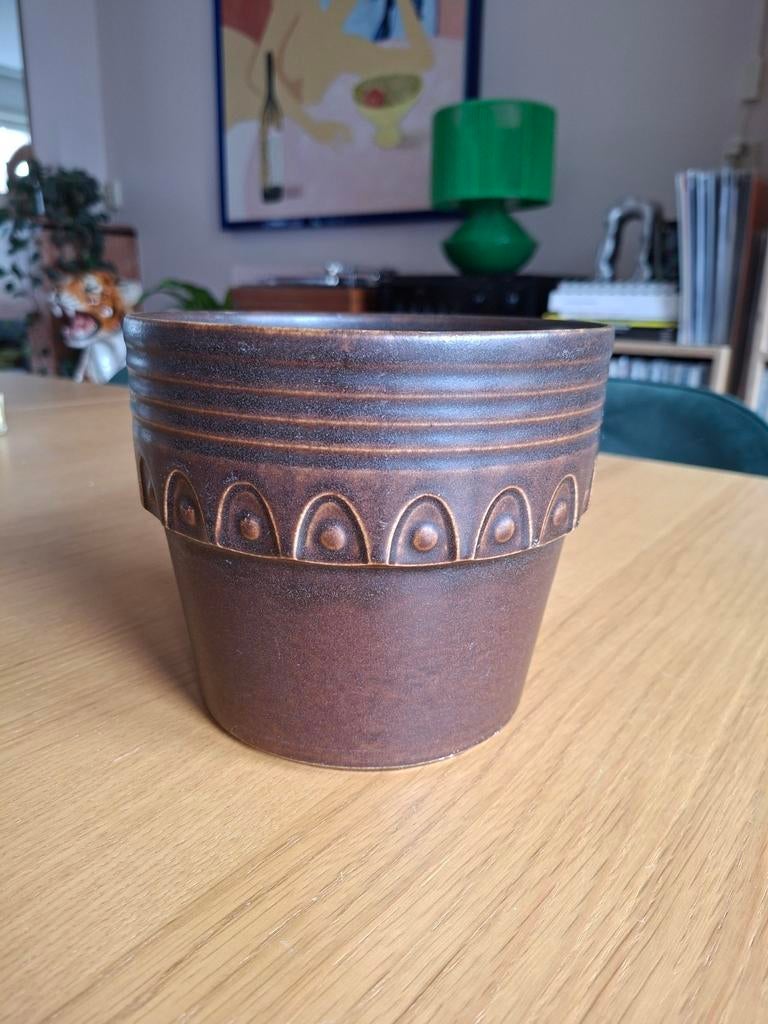 Vintage West Germany bloempot, Ophalen of Verzenden