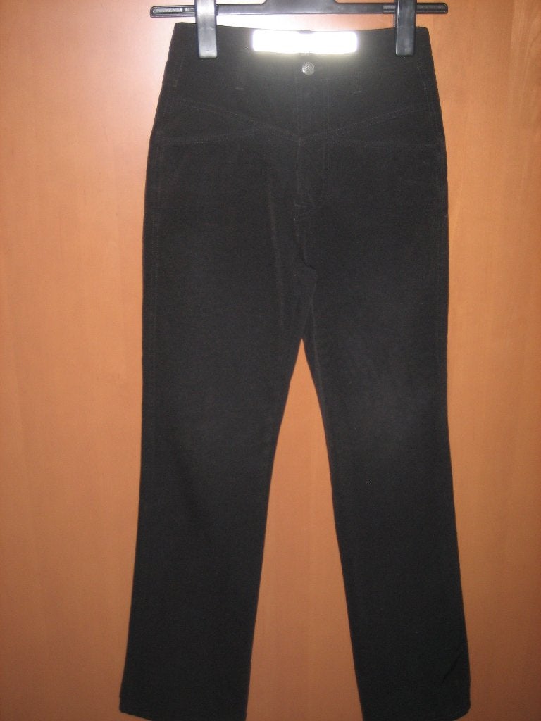 Diepzwarte pantalon van M+F GIRBAUD, maat 34 snazzeys, Girbaud, Verzenden, Zwart, Zo goed als nieuw