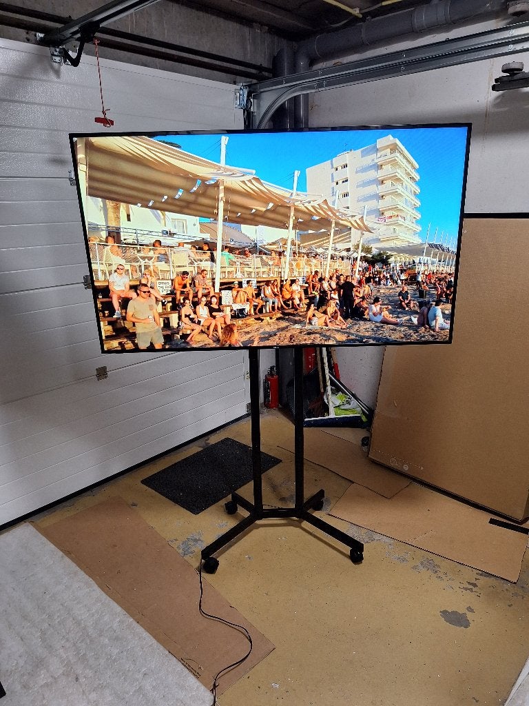 65 INCH NEC PRESENTATIESCHERM DISPLAY OP STAANDER b, 50 Hz, Zo goed als nieuw, 100 cm of meer, Full HD (1080p)