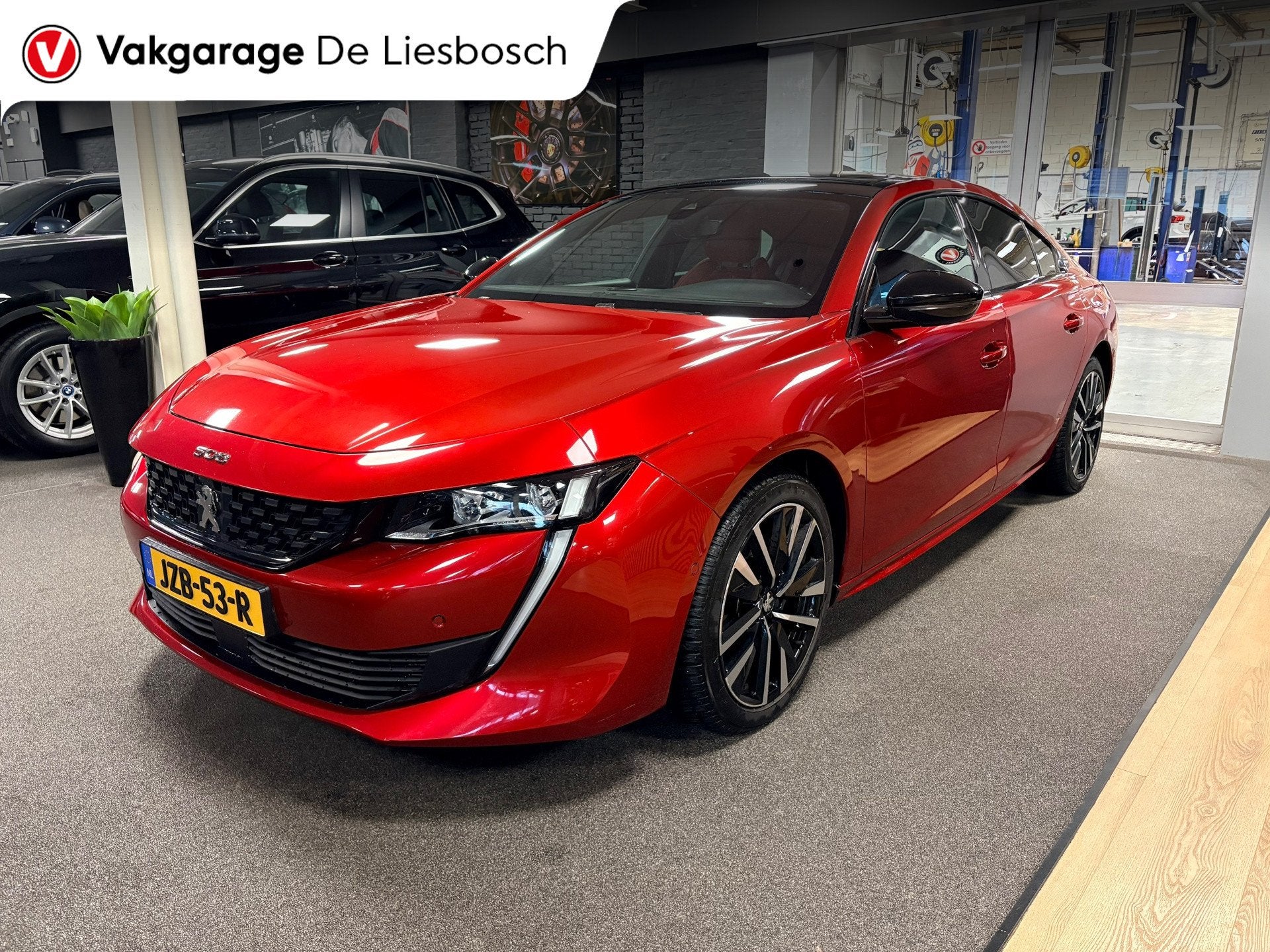 Peugeot 508 1.6 HYbrid GT 225pk Panorama-dak / Leder / Led /, Auto's, Gebruikt, Euro 6, 4 cilinders, 1695 kg