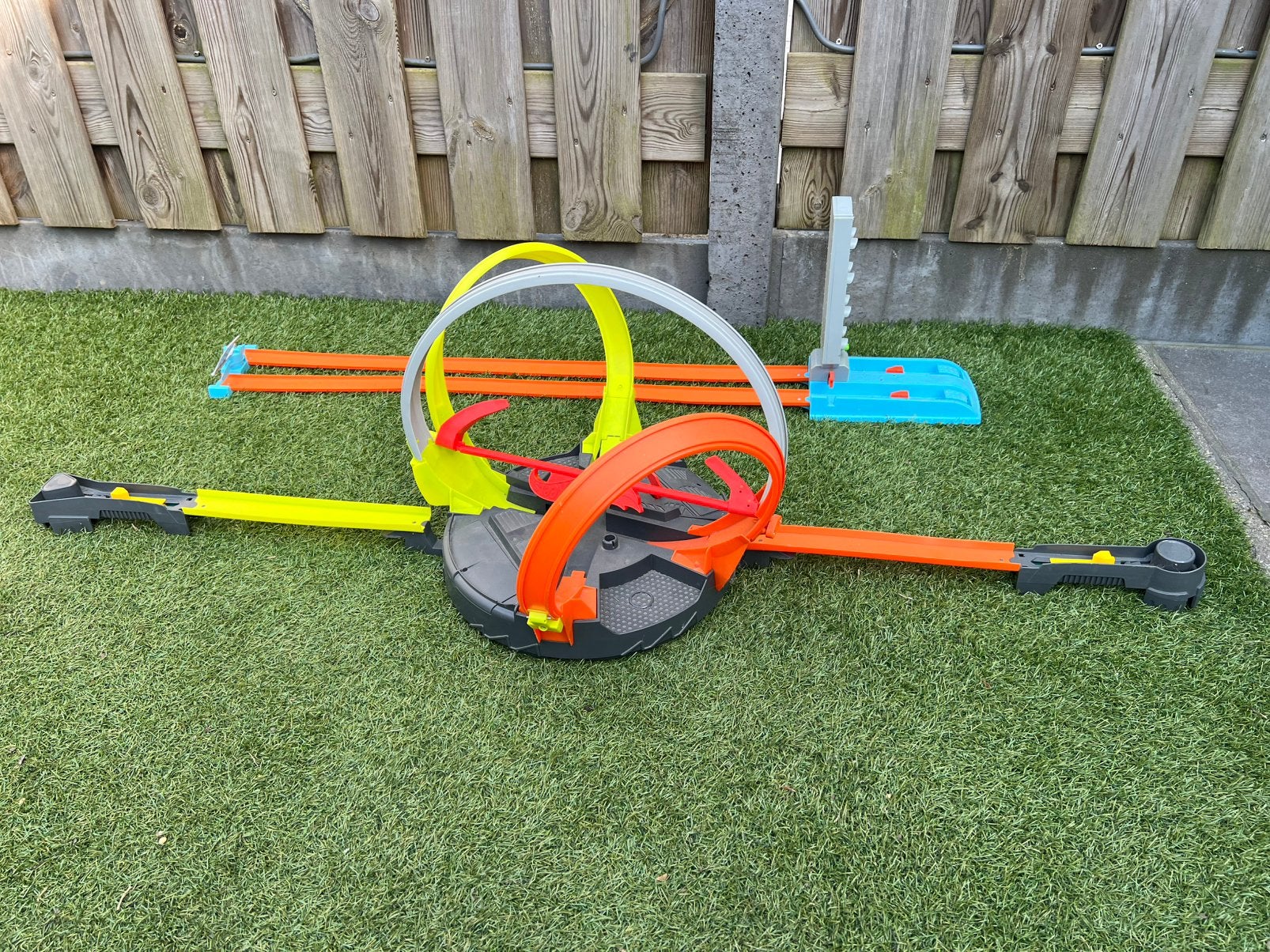 Hot weels 2 banen, Ophalen, Zo goed als nieuw, Handmatig, Hot Wheels
