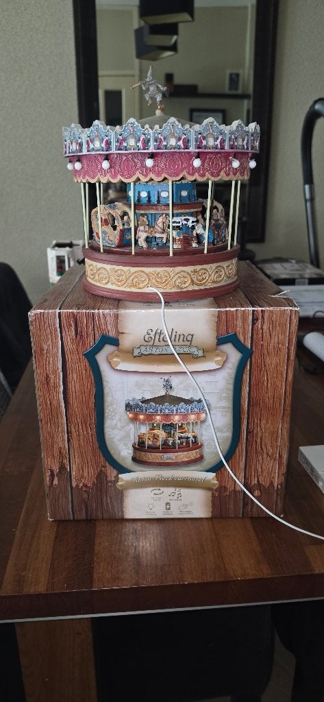 Luville Efteling Anton Pieck Carroussel 25,5 cm hoog, Ophalen of Verzenden, Zo goed als nieuw, Beeldje of Poppetje