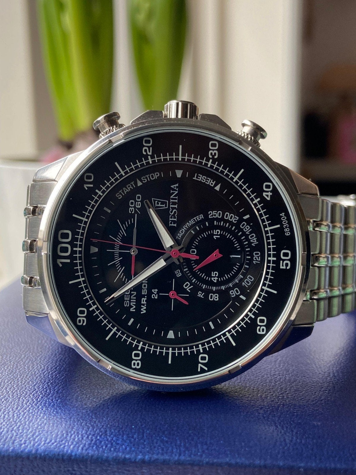 Festina Chronograph Zo goed als nieuw, IOS, Ophalen of Verzenden, Zo goed als nieuw, Waterdicht