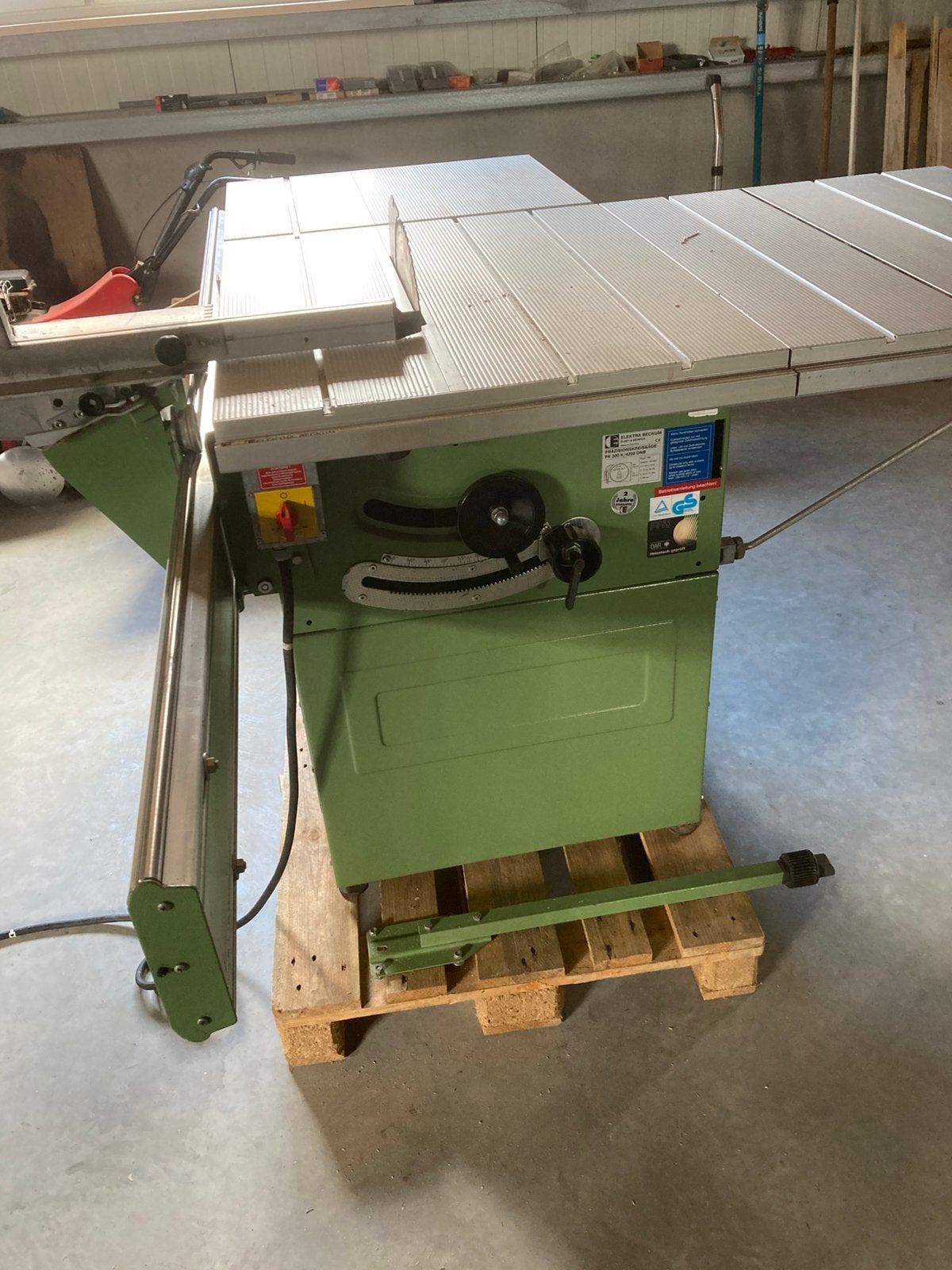 Elektra Beckum PK300 zaagtafel, Doe-het-zelf en Verbouw, Gereedschap | Zaagmachines, Ophalen, Elektra Beckum, Gebruikt, Cirkelzaag