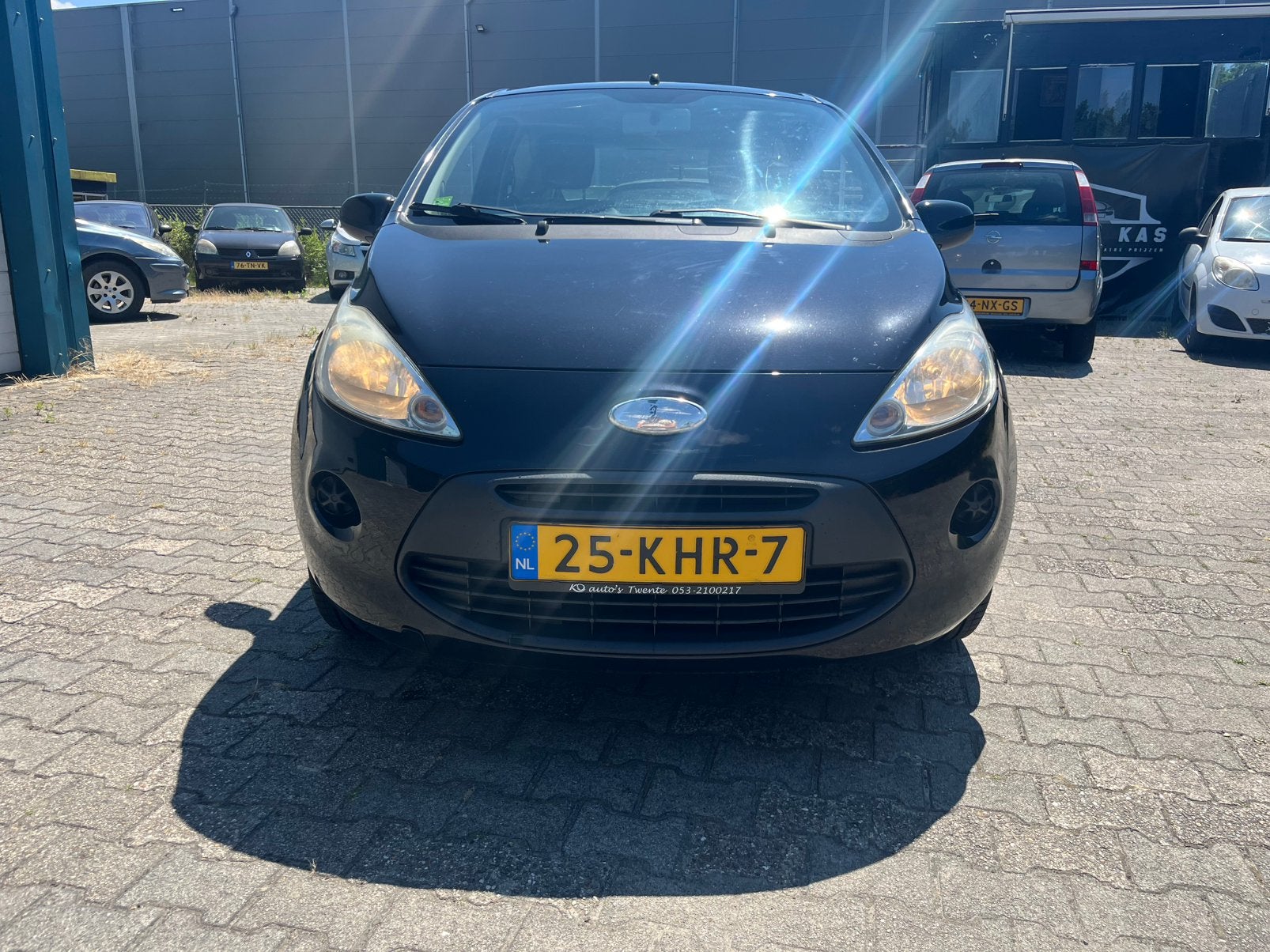 Ford Ka 1.2 51KW 2009 Zwart, Auto's, Ford, Bedrijf, Ka, ABS, Airbags, Boordcomputer, Centrale vergrendeling, Electronic Stability Program (ESP)