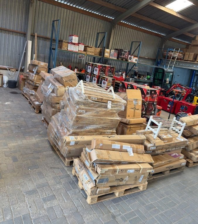 retourgoederen partijhandel + electronica 5 pallet = 1gratis, Diversen, Ophalen, ., ., .