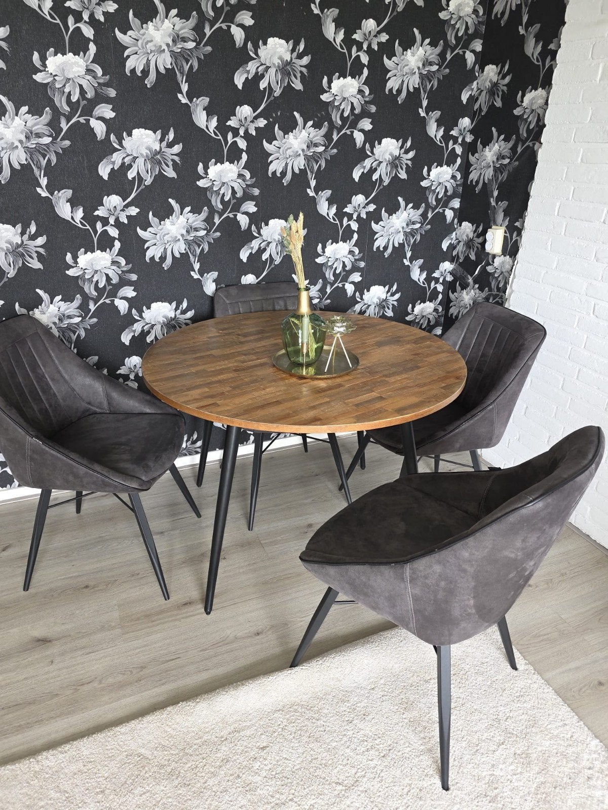 Ronde Eettafel., Ophalen, Rond, Zo goed als nieuw, Vier personen