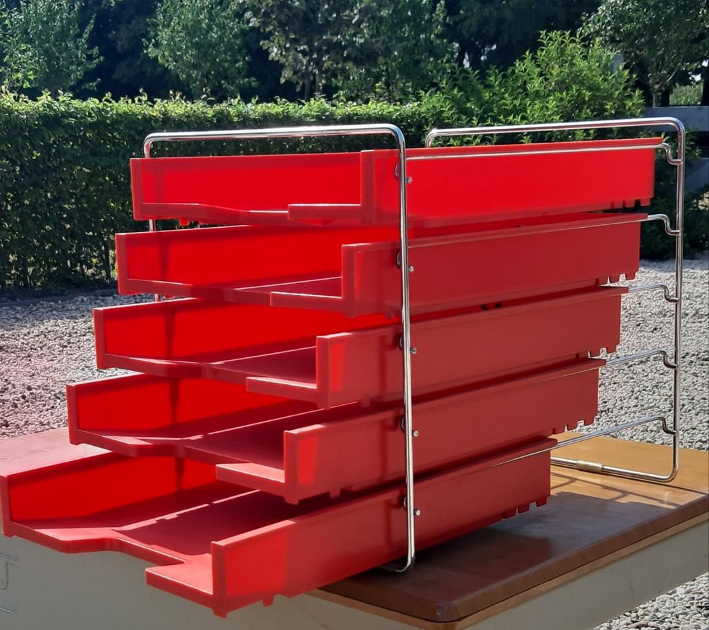 Zwingo design lektuurbak jaren 70, Ophalen