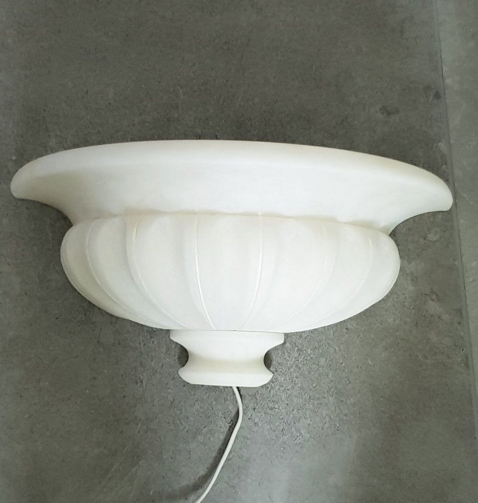 Albast wandlamp, Natuurlijk materiaal, E14 (klein), Inclusief lichtbron, Ophalen of Verzenden