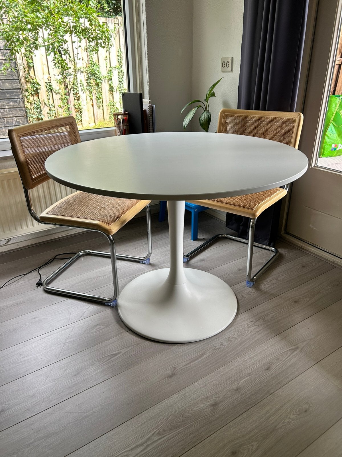 Eettafel, Huis en Inrichting, Ophalen, Zo goed als nieuw, Rond, 50 tot 100 cm