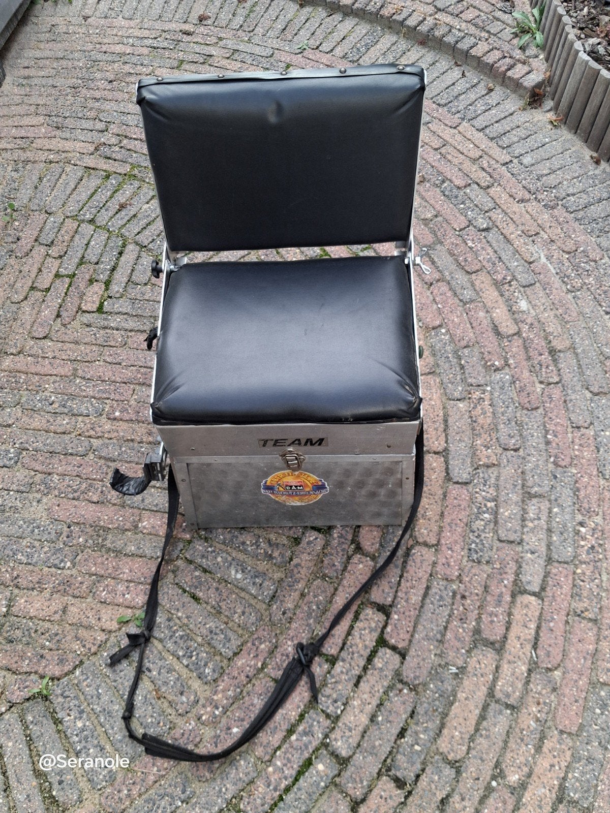Aluminium viskist met 2 lades - Gebruikt, Ophalen, Gebruikt