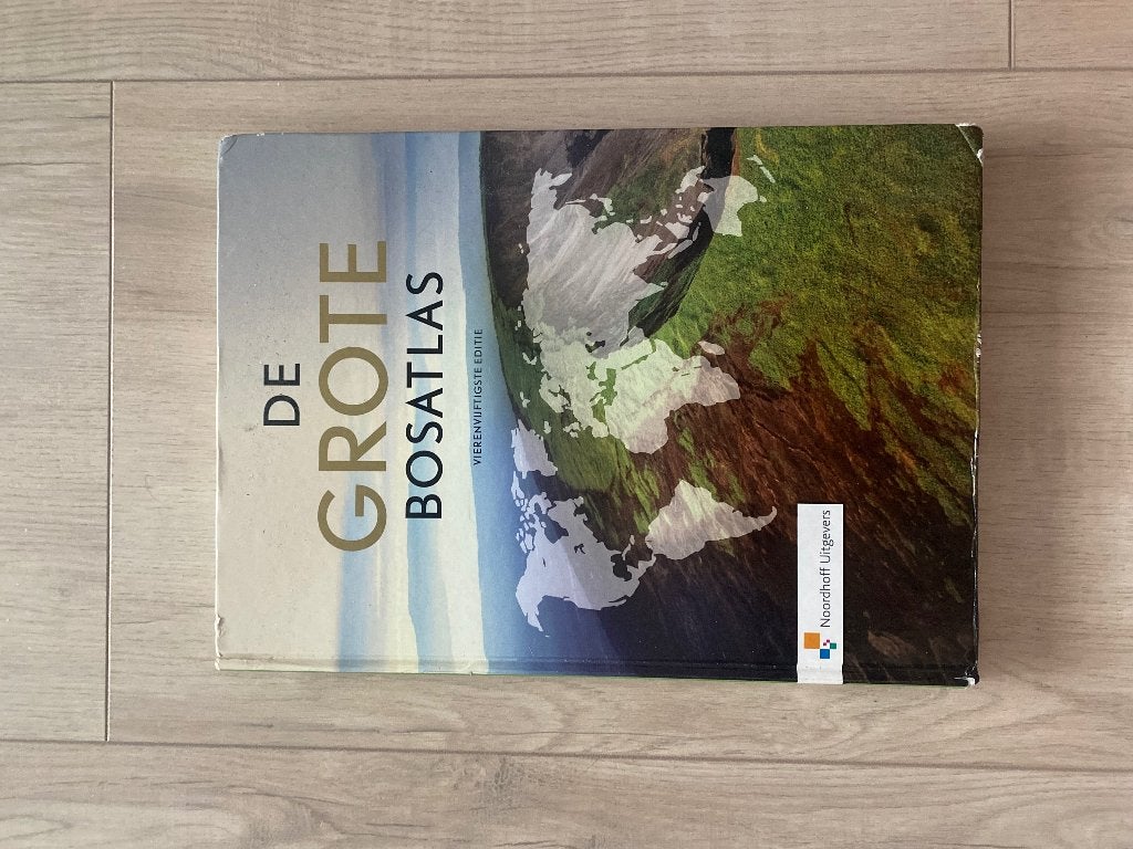 Grote bosatlas 54e editie, Boeken, Schoolboeken, Gelezen, Ophalen of Verzenden, Aardrijkskunde, Noordhoff Uitgevers