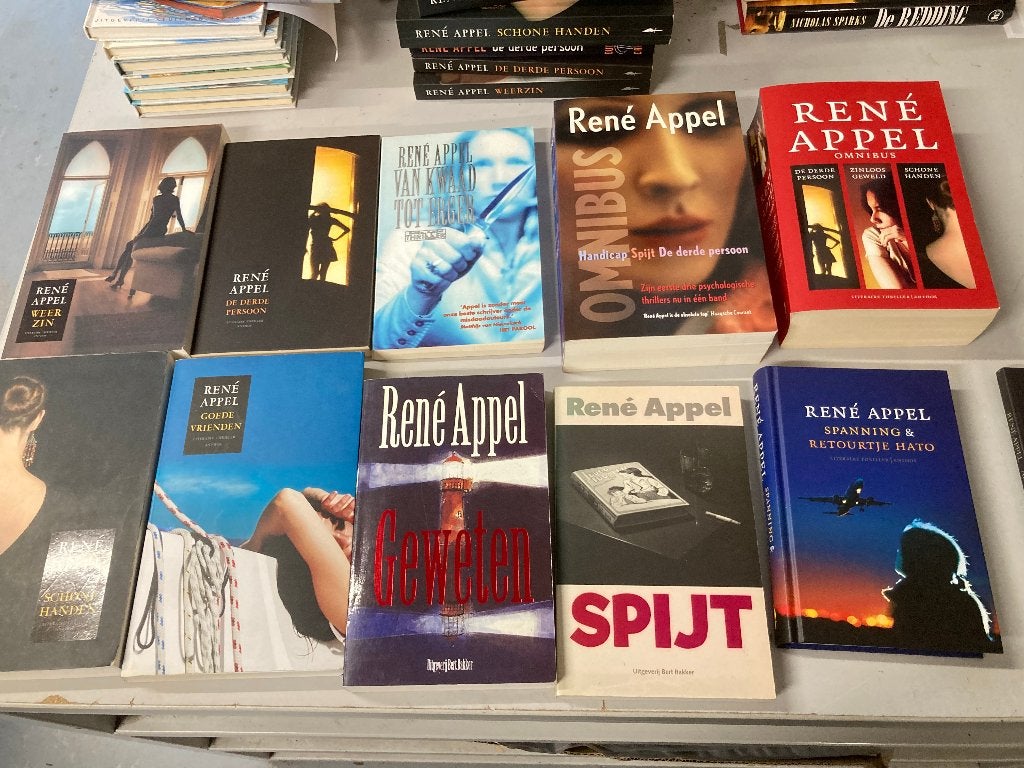 T.K. 13 boeken van René Appel Zie actuele lijst Rene Appel, Ophalen of Verzenden, Gelezen, Rene Appel, Nederland
