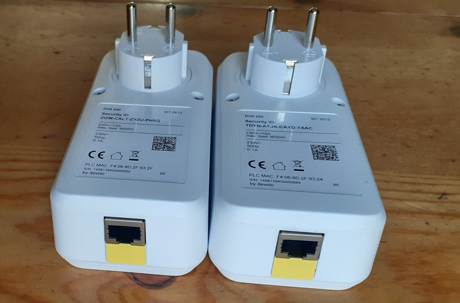 Devolo DVS 650 Powerline Adapters (2 stuks), Ophalen of Verzenden