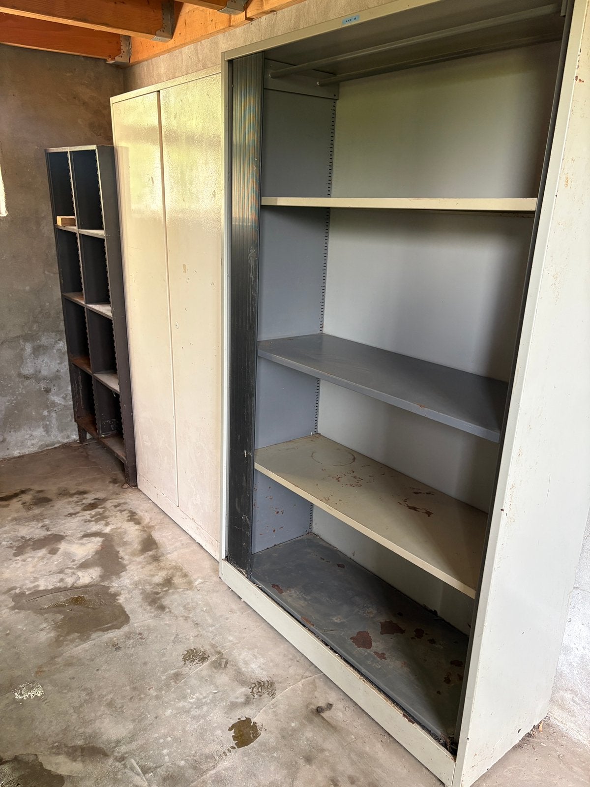 Metalen archiefkasten (metaal) gratis af te halen oud ijzer., Ophalen, Gebruikt, 100 tot 150 cm, 200 cm of meer