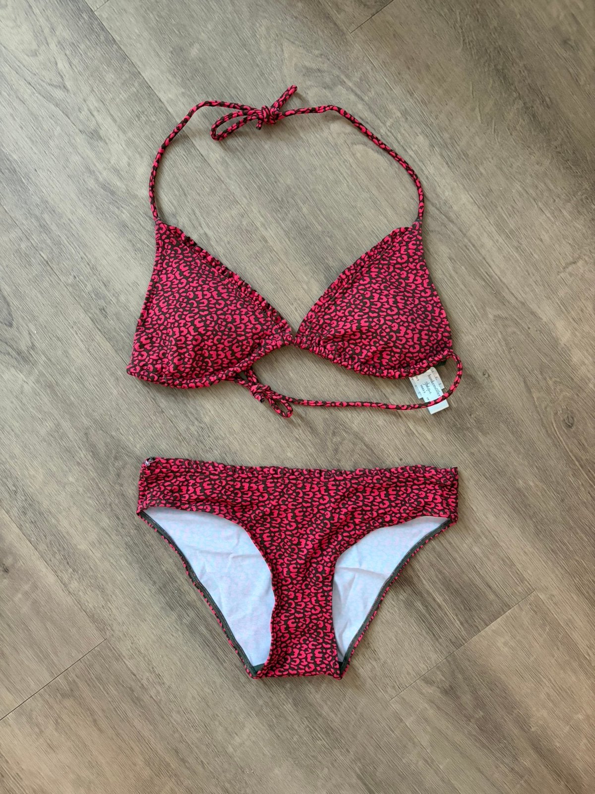 Hunkemoller triangel bikini met print maat S, Kleding | Dames, Ophalen of Verzenden, Zo goed als nieuw, Meerkleurig, Bikini