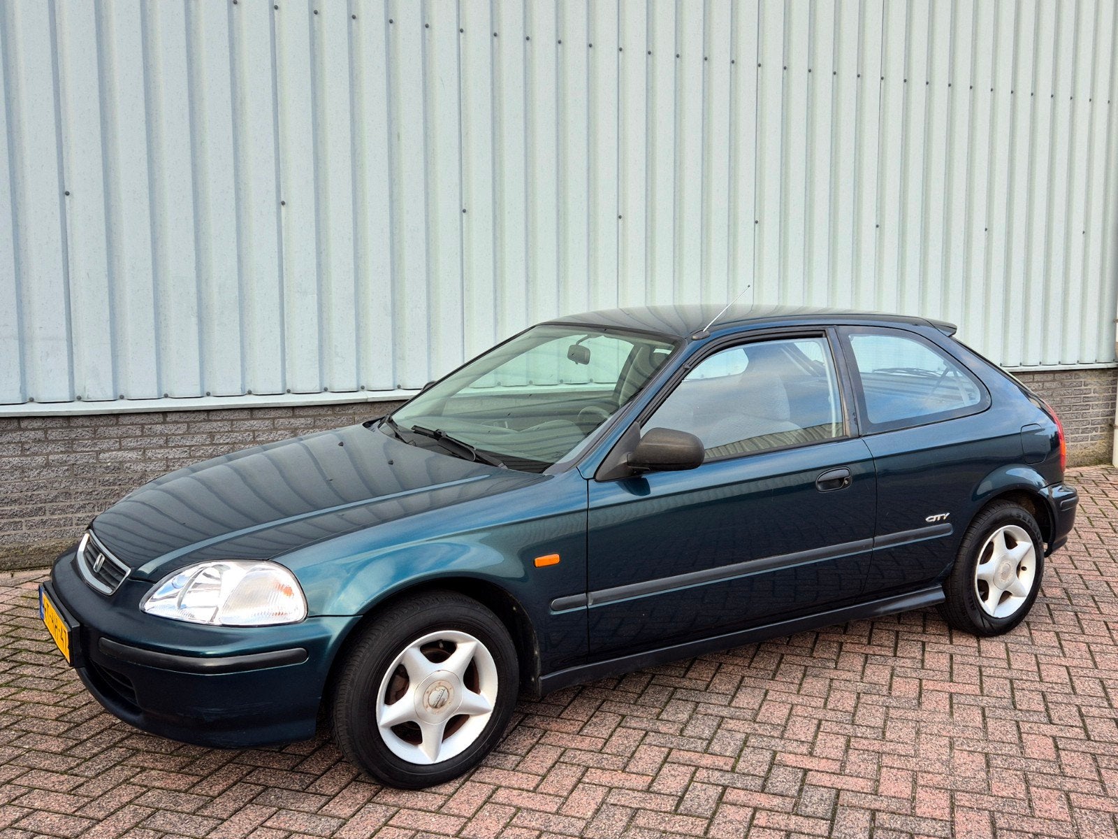 Honda Civic 1.4 I 1997 Groen APK 2027, Voorwielaandrijving, Stof, 31 €/maand, 4 cilinders