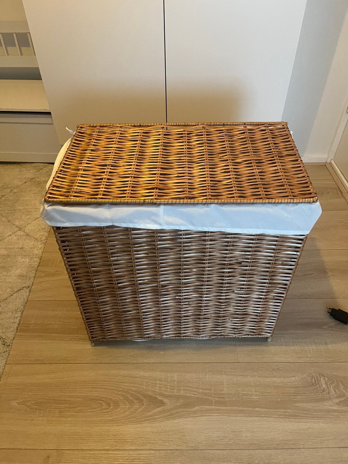 Ikea Nattgibba wasmand, Ophalen, Zo goed als nieuw, Wit