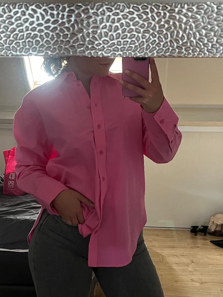 Zara Nieuw gave blouse maat S, Zara, Nieuw, Ophalen of Verzenden, Roze