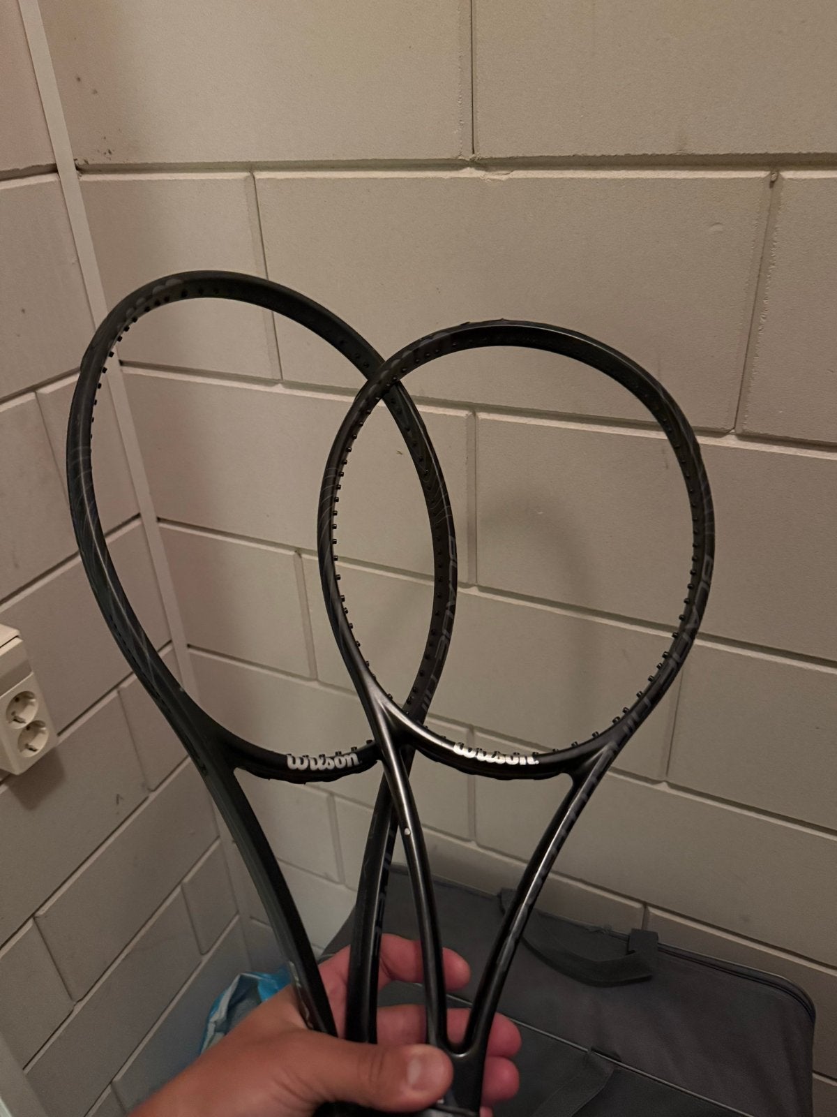 Twee Wilson Blade 93 tennisrackets, Ophalen of Verzenden, Gebruikt, Racket, Wilson