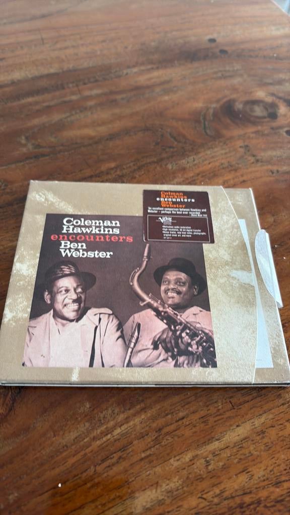Coleman Hawkins Ben Webster, Cd's en Dvd's, Ophalen of Verzenden, Zo goed als nieuw