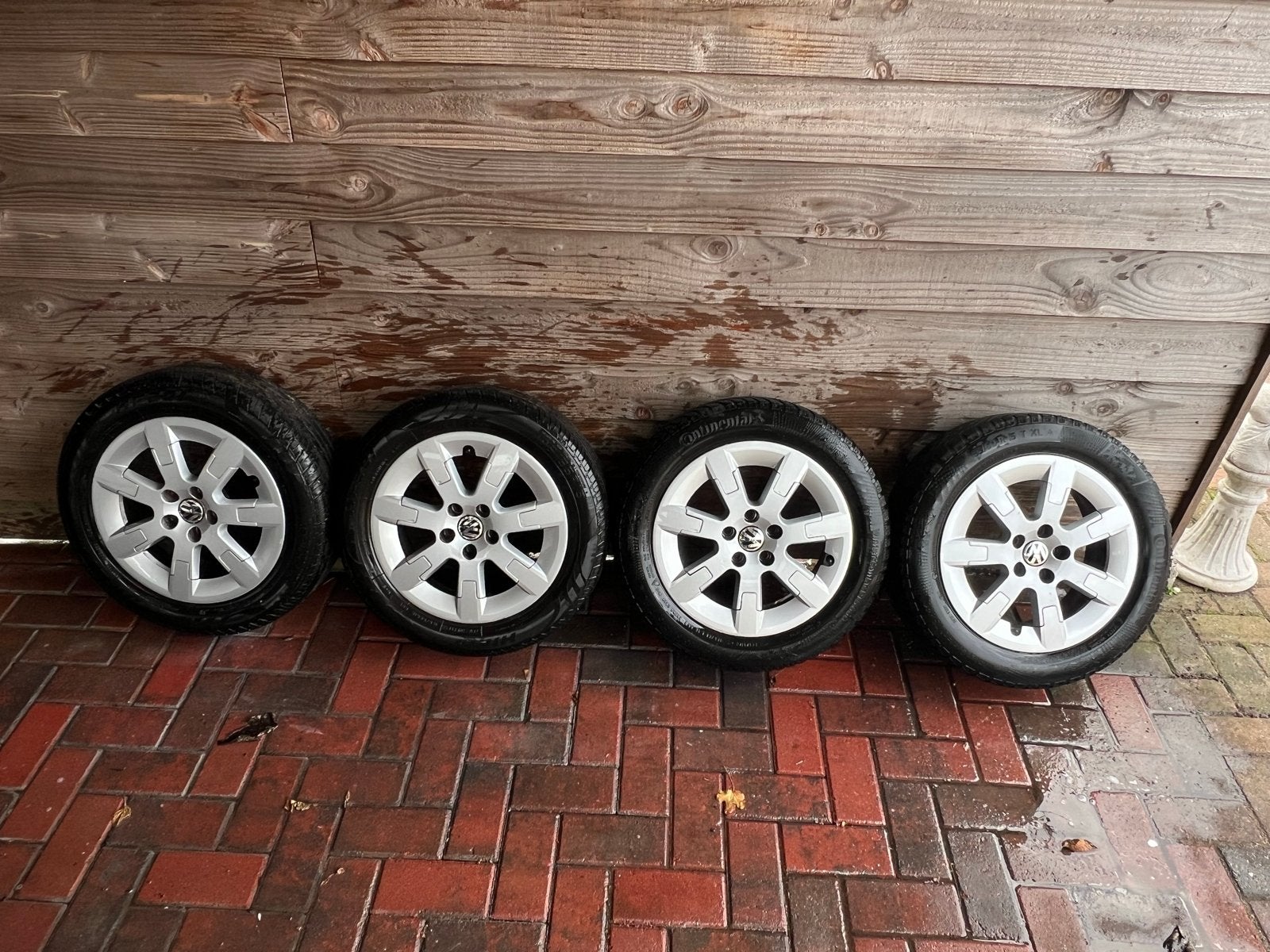 Originele polo velgen 5x100 185/60/r15, Auto-onderdelen, Gebruikt, 15 inch, Banden en Velgen, Personenwagen