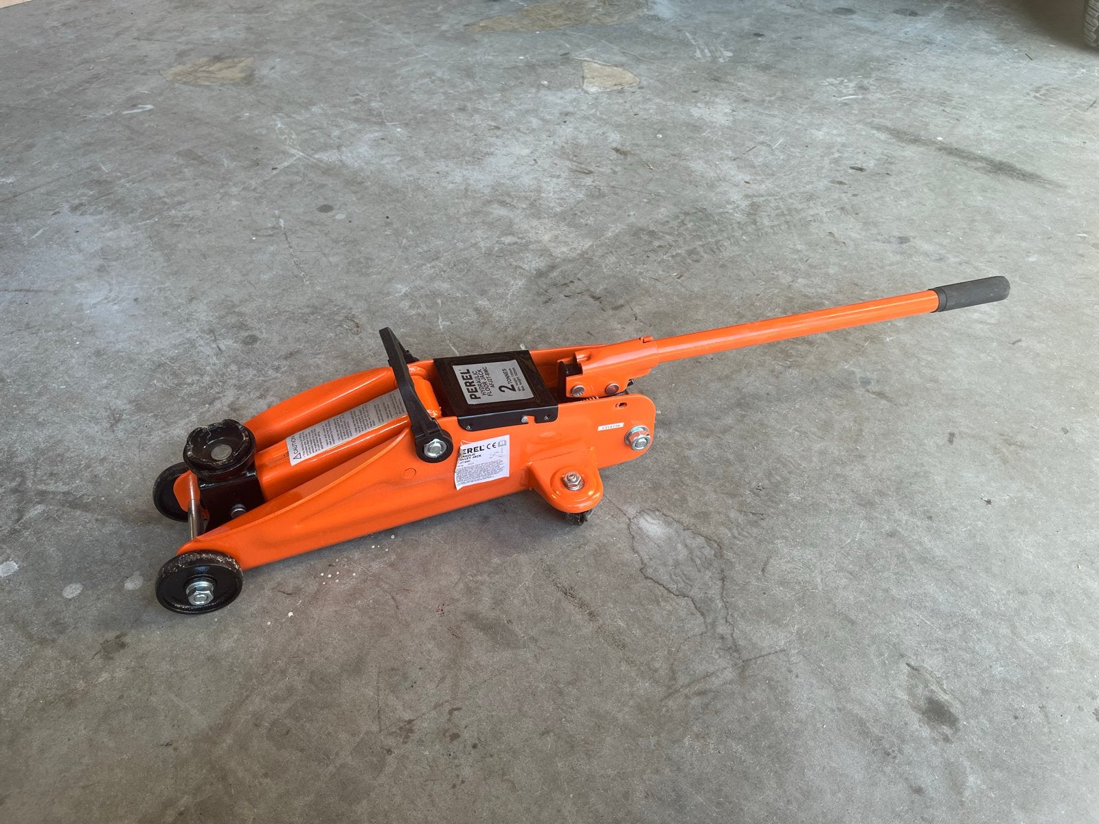 Perel Hydraulische Garagekrik 2 Ton - Zo goed als nieuw, Verzenden, Zo goed als nieuw, Hydraulisch, Garagekrik