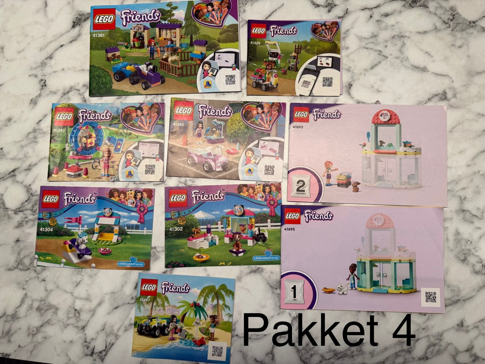 8-delig Lego Friends pakket (4), Ophalen of Verzenden, Complete set, Lego, Friends