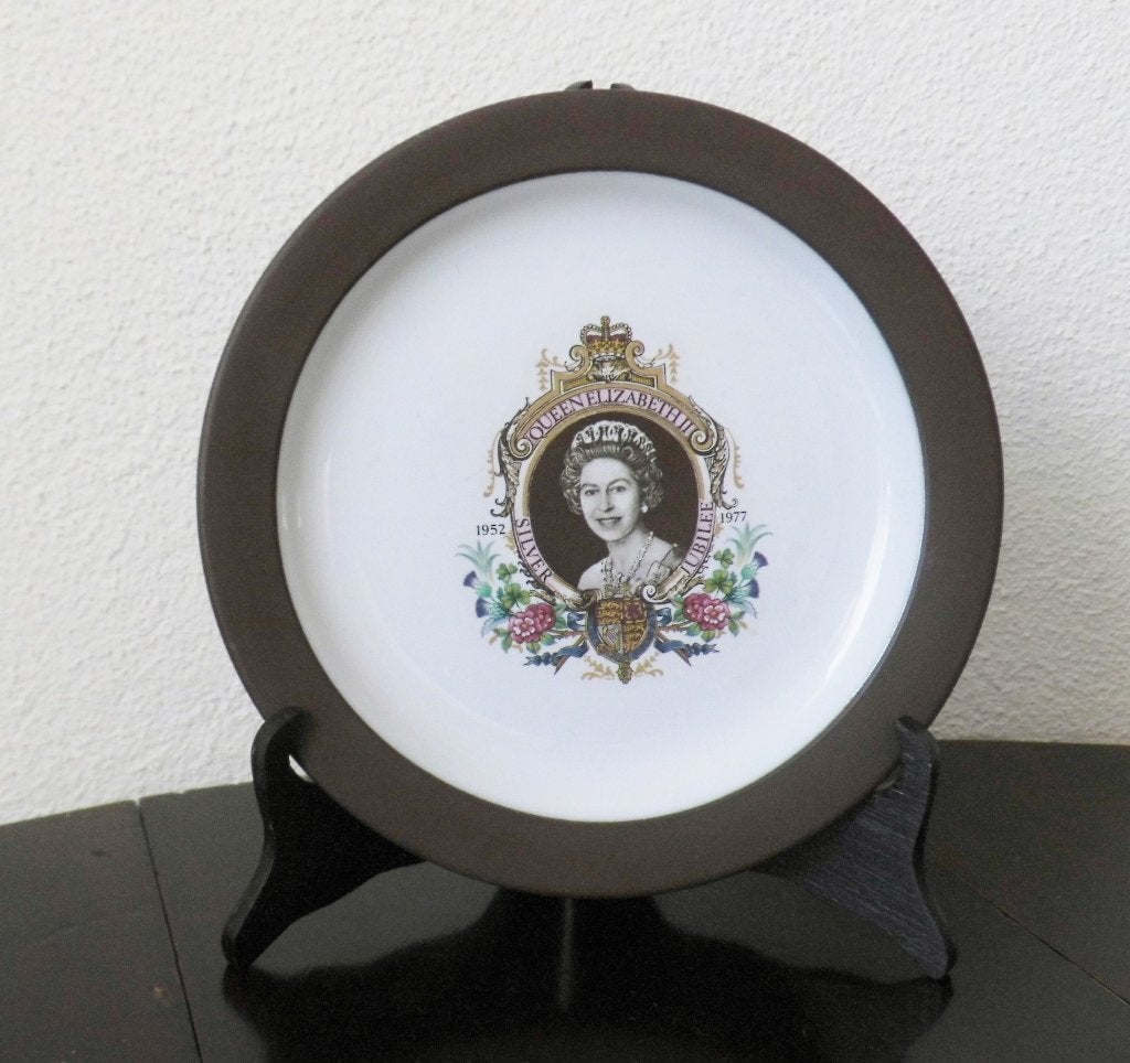 Jubileumbordje Elisabeth 1952 -1977, Ophalen of Verzenden