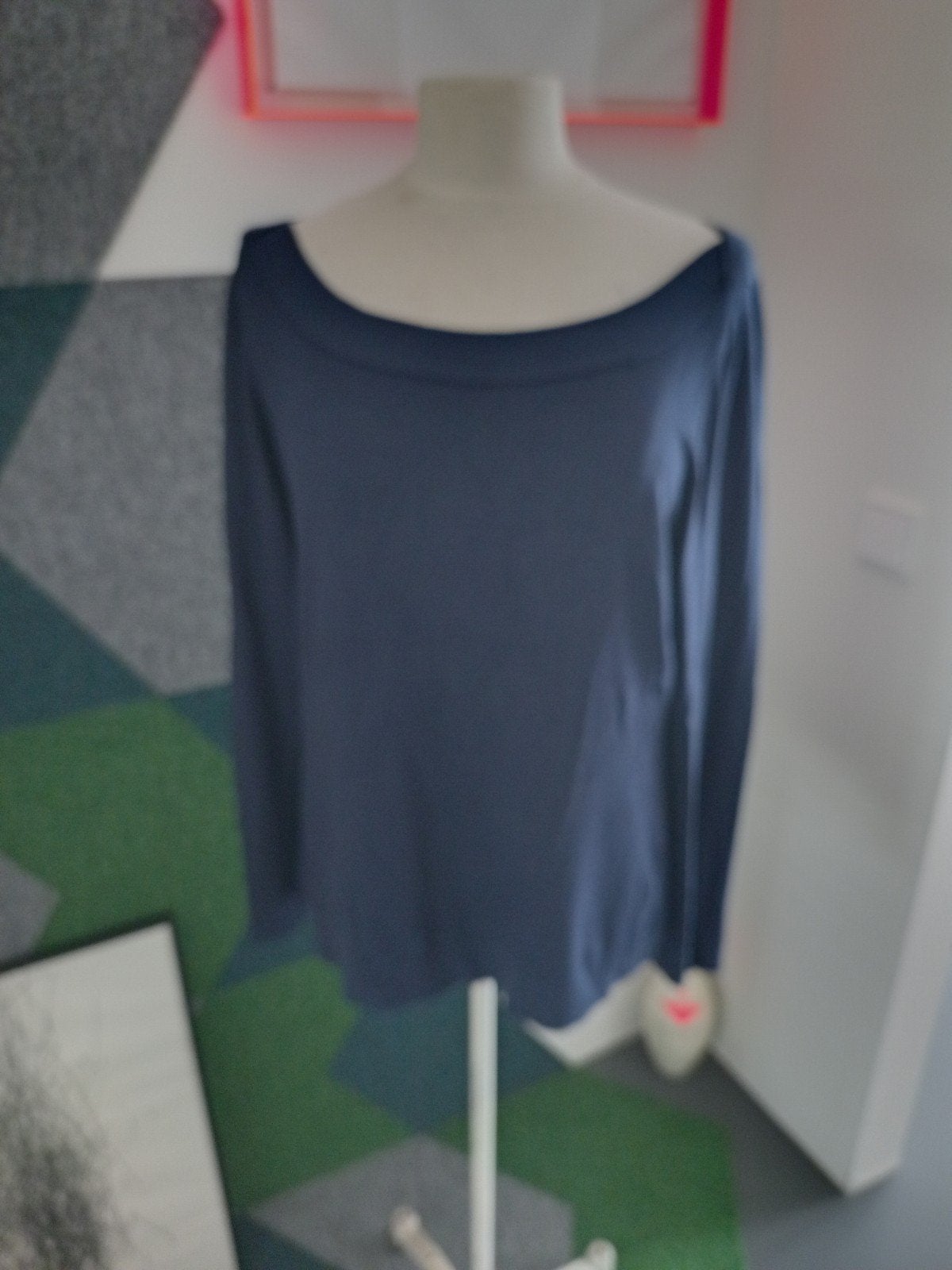 Zilch donkerblauw truitje boothals maat XXL, Ophalen, Blauw, Maat 46/48 (XL) of groter, Gedragen