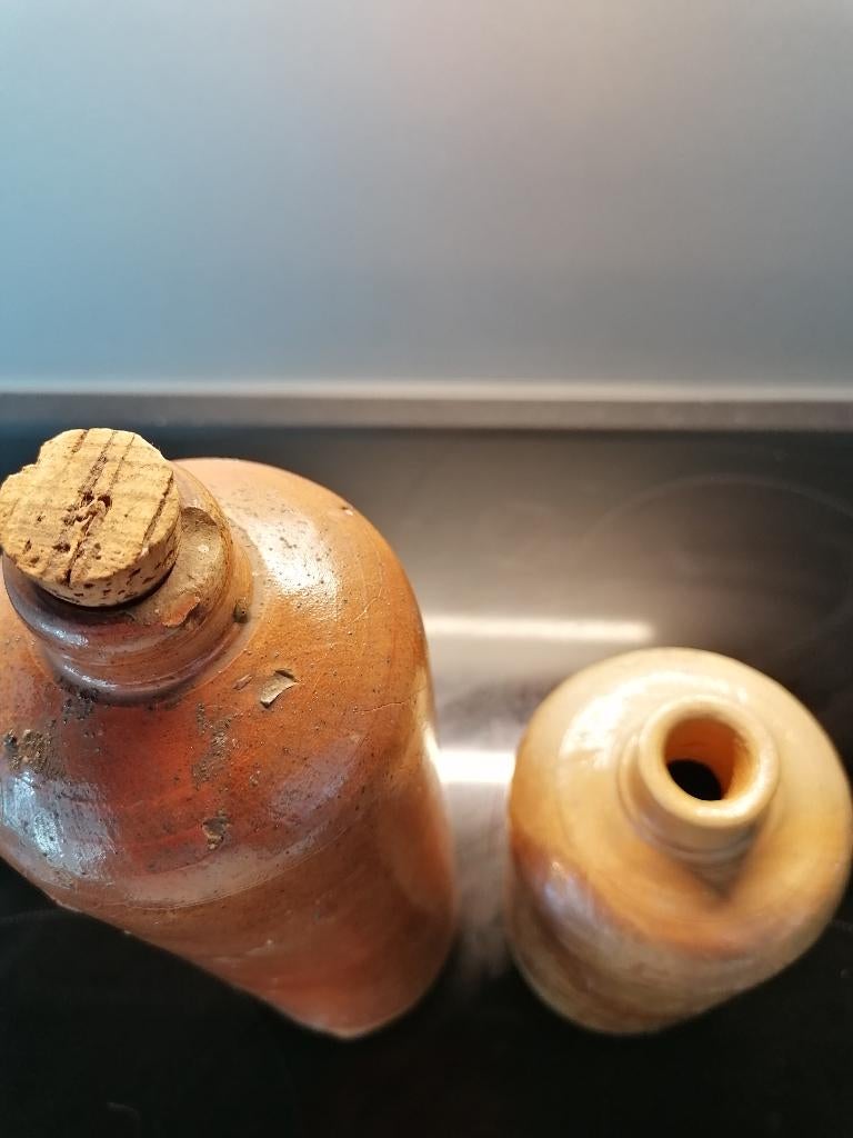 2 antieke jeneverkruiken, Antiek en Kunst, Antiek | Keramiek en Aardewerk, Ophalen