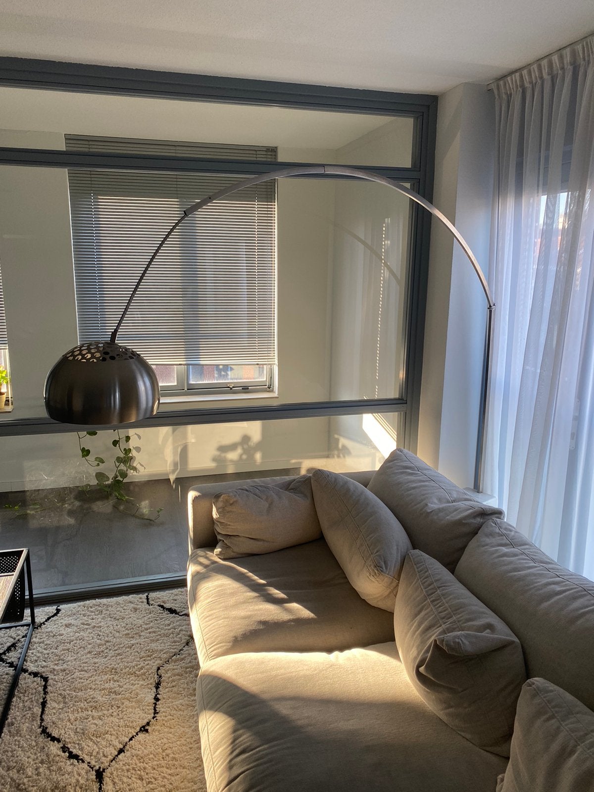 Replica flos arco lamp, Ophalen, Gebruikt, 150 tot 200 cm