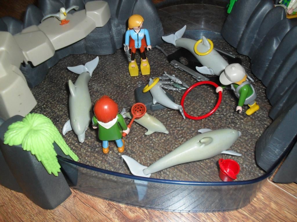 Playmobil naar de dolfijnen show setje no 3, Ophalen of Verzenden, Zo goed als nieuw, Los playmobil
