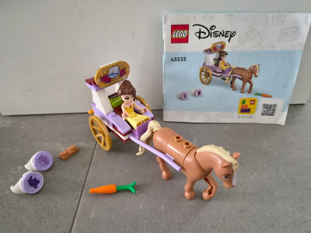 Lego 43233 | Belle's paardenkoets - compleet, Lego, Ophalen of Verzenden, Zo goed als nieuw, Disney