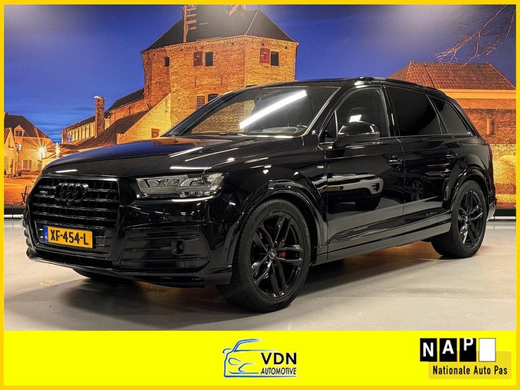 Audi Q7 3.0 TDI Quattro S-Line Aut Panodak Leer Bose HUD Cam, Auto's, Audi, Automaat, Gebruikt, Euro 6, 241 €/maand