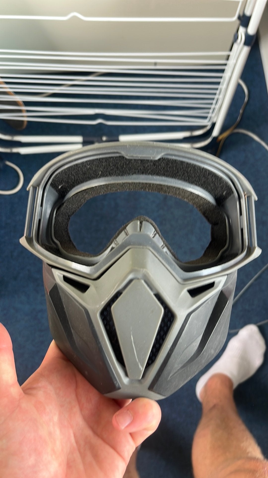 Shark helm voorkant zonder glas, Ophalen, Tweedehands, Integraalhelm, Shark
