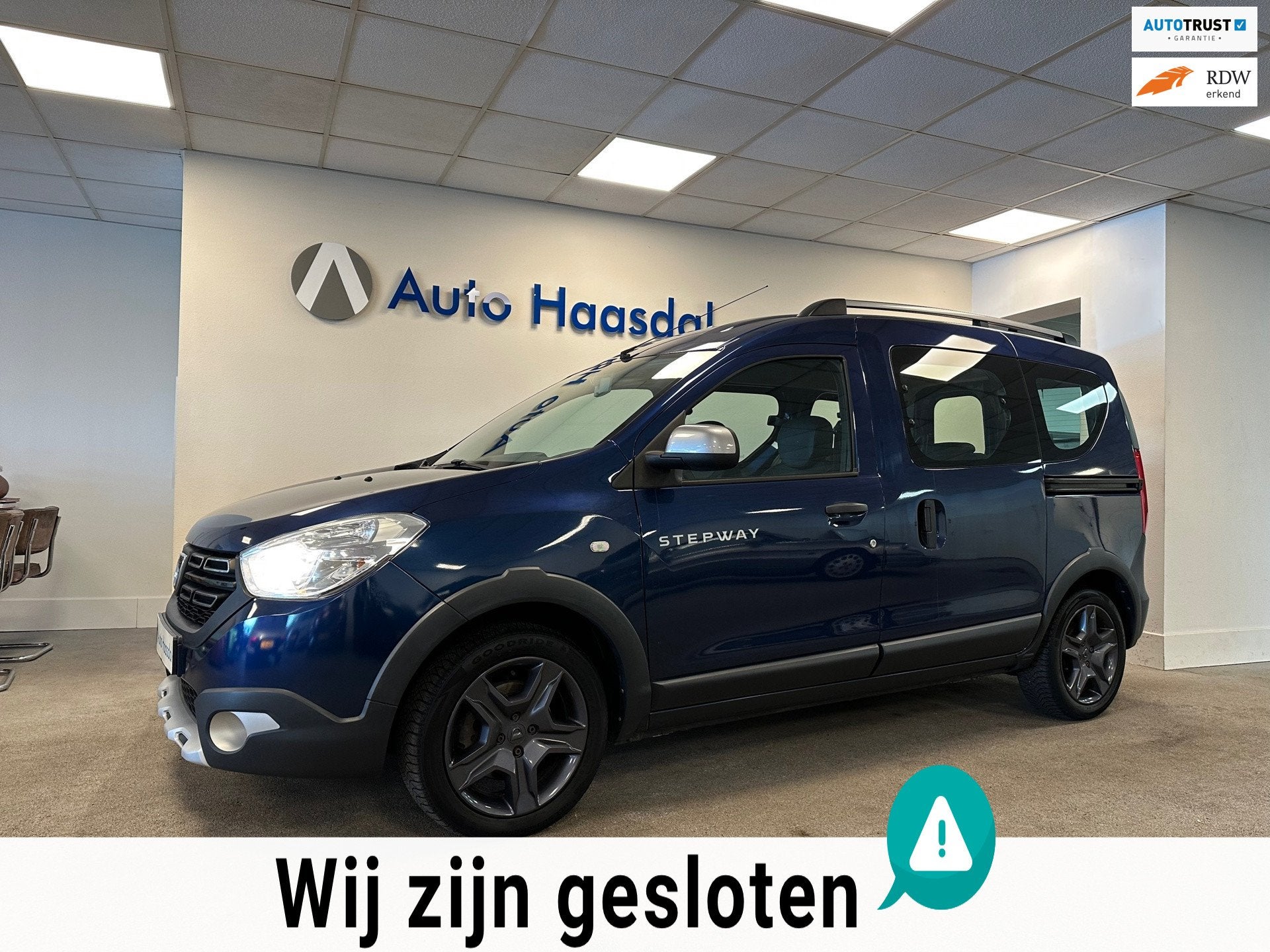 Dacia DOKKER 1.2 TCe S&S Série Limitée Stepway|1E EIGENAAR, Auto's, Dacia, Bedrijf, Te koop, Dokker, ABS, Achteruitrijcamera, Airbags
