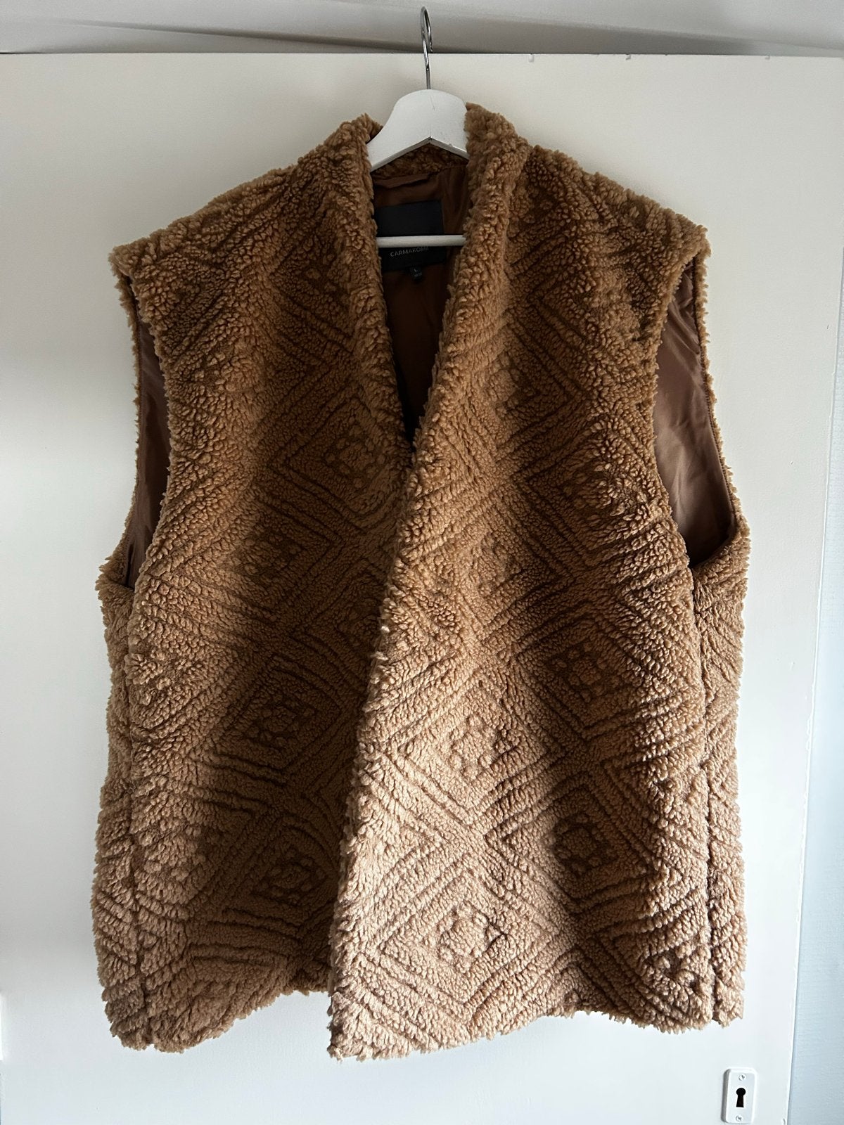ONLY Carmakoma teddy gilet maat L, Kleding | Dames, Ophalen of Verzenden, Zo goed als nieuw, Maat 46/48 (XL) of groter, Bruin