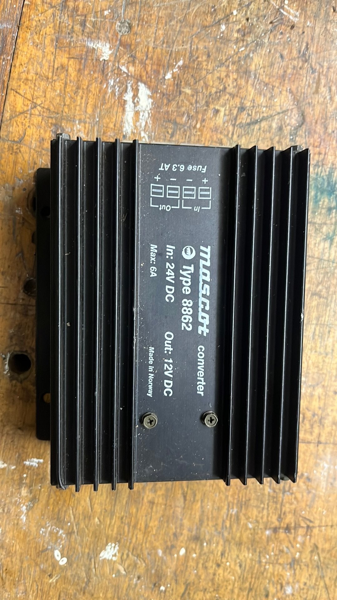 Converter Mascot 24/12Vdc, Ophalen of Verzenden, Gebruikt