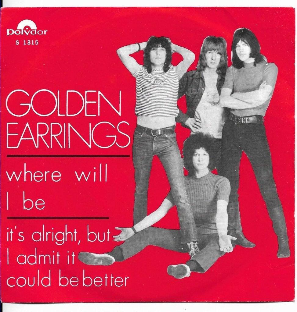 Golden Earrings (1969), 7 inch, Ophalen of Verzenden, Zo goed als nieuw, Beschermende buitenhoes