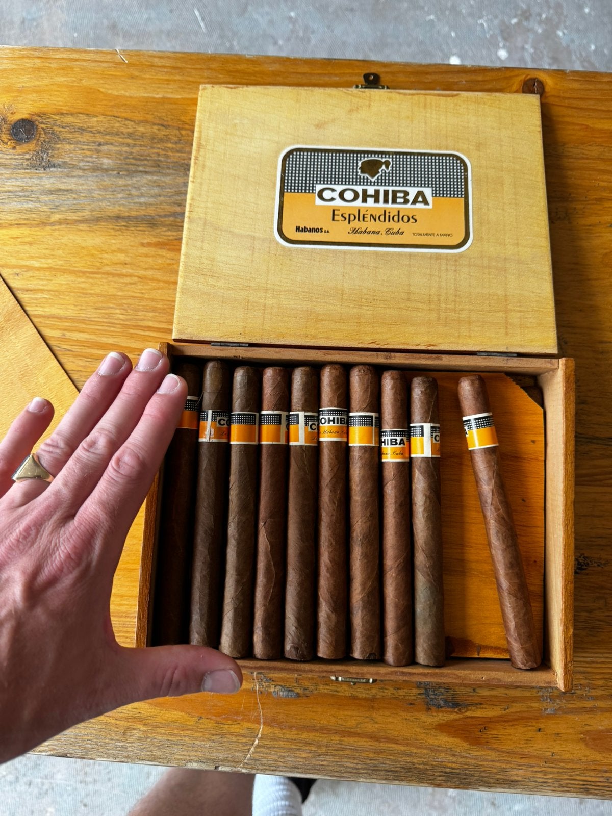 22 Cohiba Esplendidos, Ophalen of Verzenden, Zo goed als nieuw