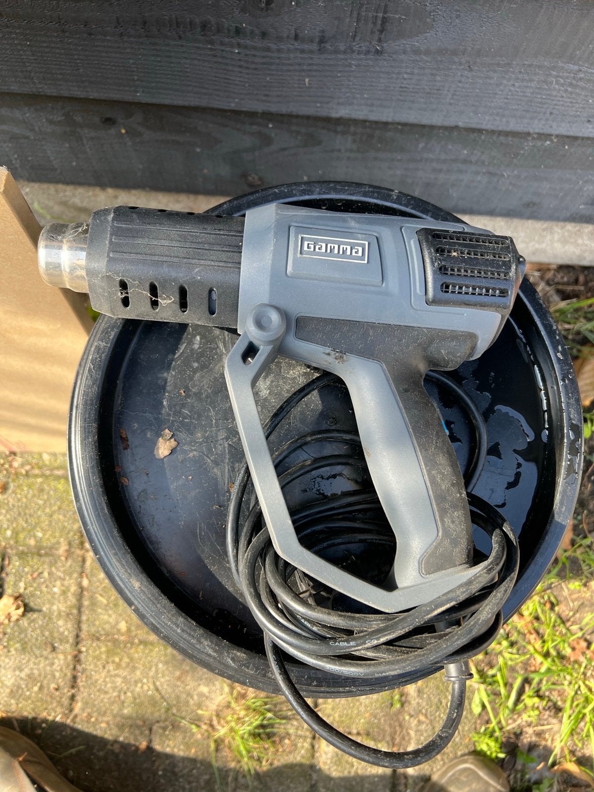 Gamma heteluchtpistool - Gebruikt maar functioneel, Ophalen of Verzenden, Gebruikt, Overige typen, Overige merken