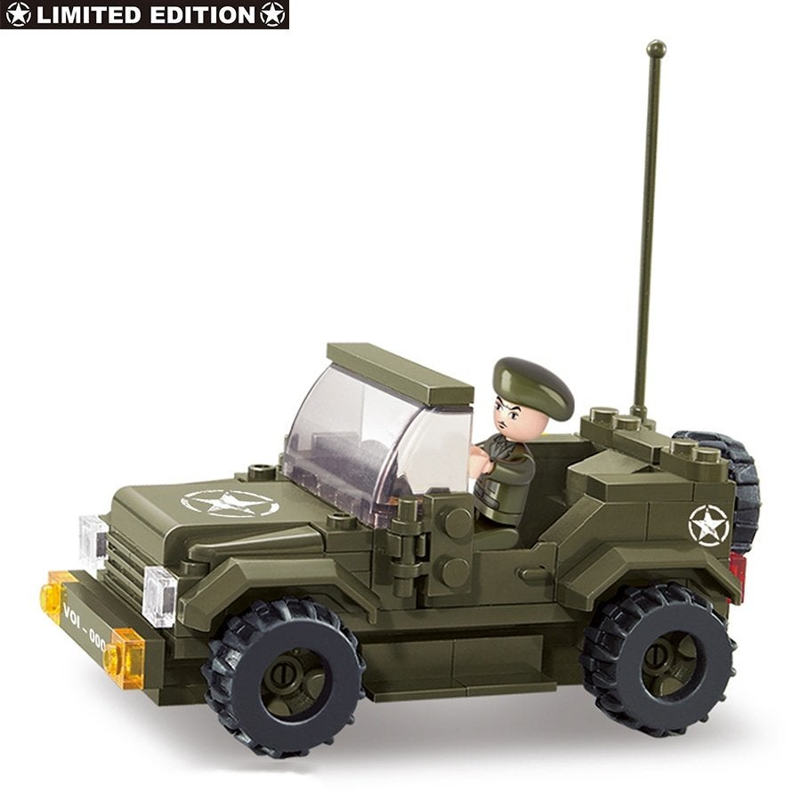 🎁 WW2 Bouwstenen - I18 - Amerikaanse Officers Jeep 🎁, Ophalen of Verzenden, Nieuw