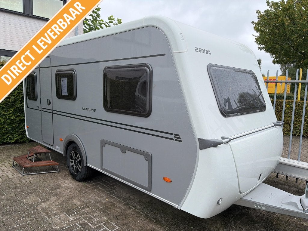 ERIBA Novaline 470 2026 | NIEUW | ENKELE BEDDEN, Bedrijf, Tot en met 3, 5 tot 6 meter, Eriba