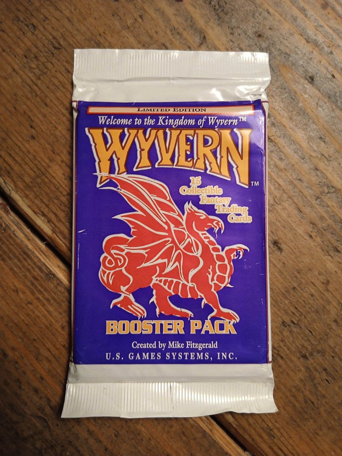 Wyvern Booster Pack - Limited Edition TCG, Ophalen of Verzenden, Nieuw, Booster