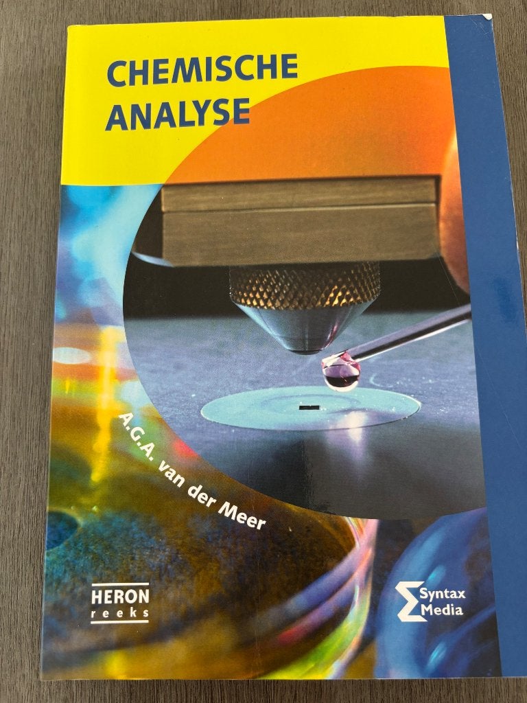 Chemische Analyse, Overige vakken, Heron Reeks, Ophalen of Verzenden, Zo goed als nieuw