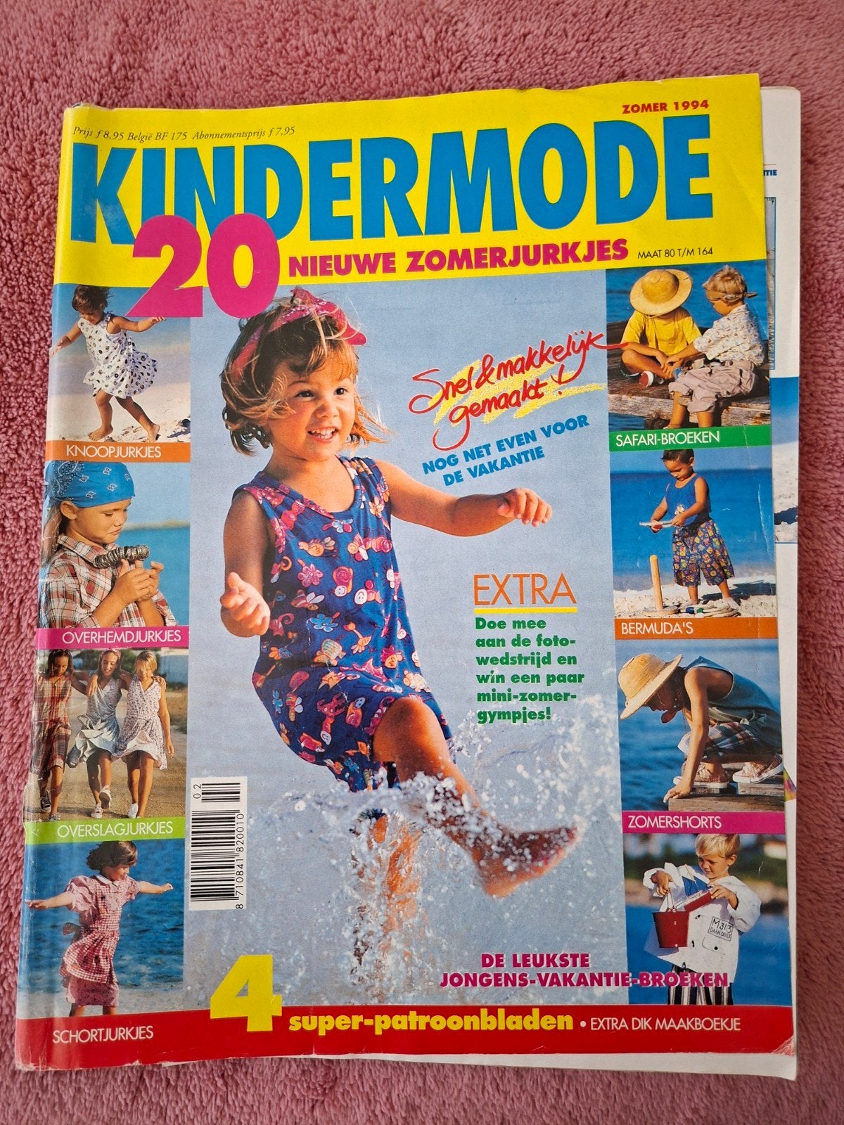 KinderMode Zomer 1994 - Zelfmaakmode voor kinderen, Hobby en Vrije tijd, Kledingpatronen, Ophalen of Verzenden, Gebruikt