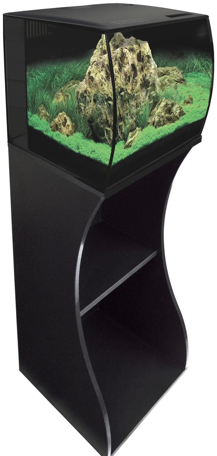 Fluval Flex 2.0 ( LED ) 57 liter Aquarium, Ophalen, Gebruikt, Gevuld zoetwateraquarium, Inclusief vissen